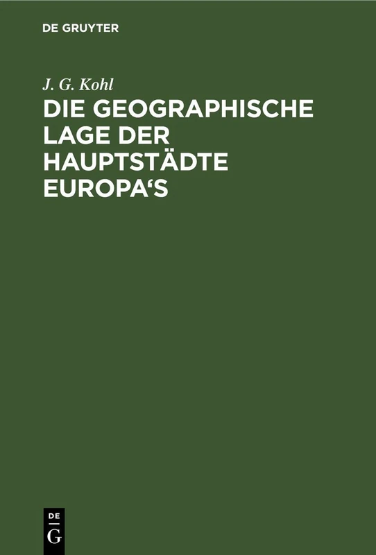 Die Geographische Lage Der Hauptstädte Europa's