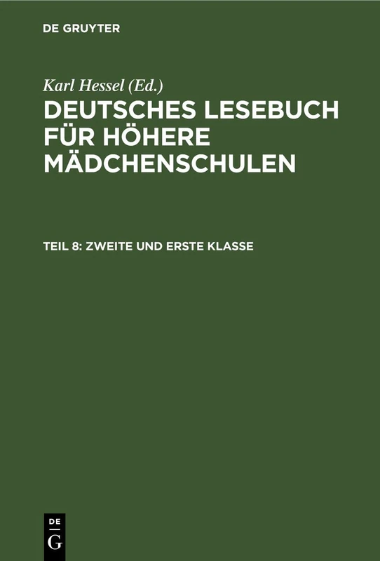 Zweite Und Erste Klasse