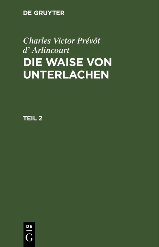 Die Waise Von Unterlachen
