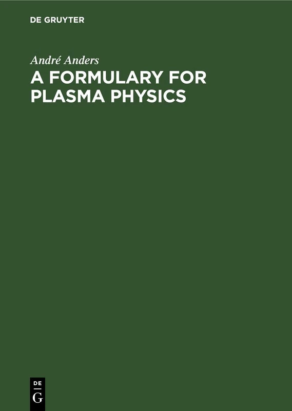 A Formulary for Plasma Physics - Image 1