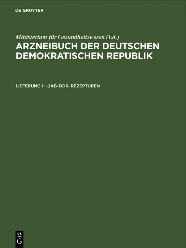-2ab-Ddr-Rezepturen