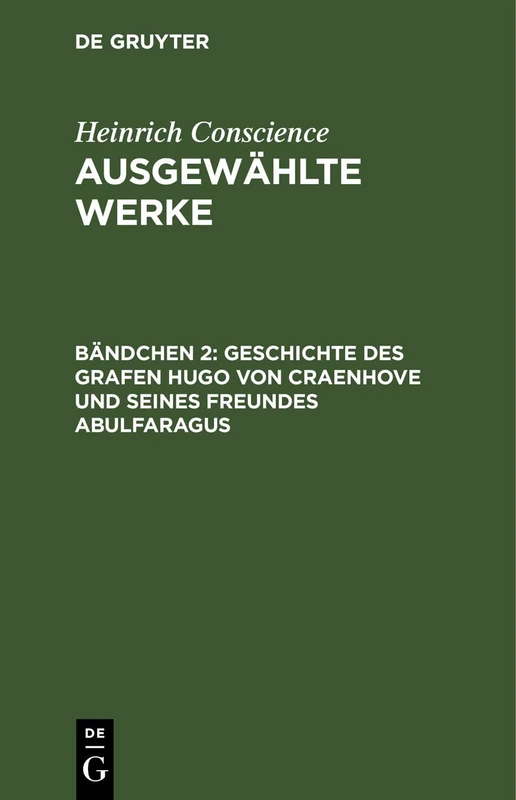 Geschichte Des Grafen Hugo Von Craenhove Und Seines Freundes Abulfaragus - Image 1