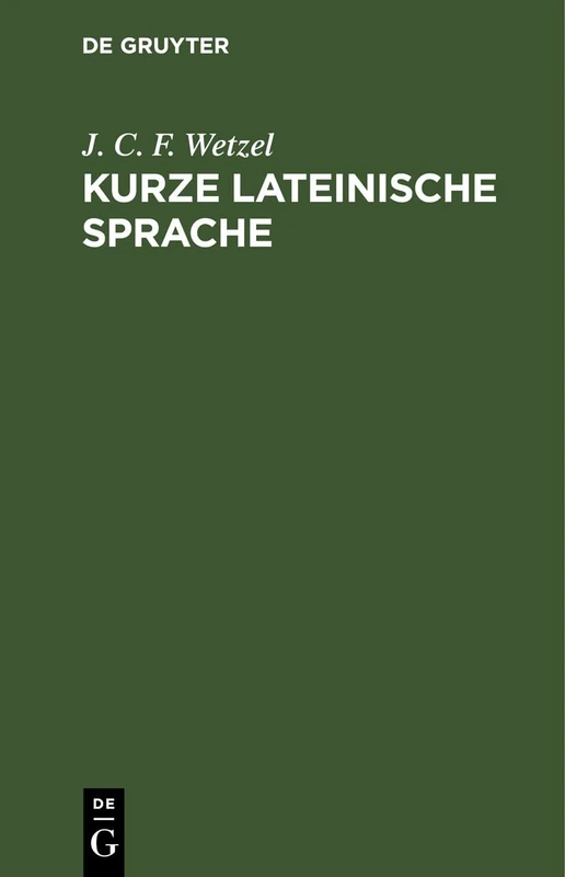 Kurze Lateinische Sprache