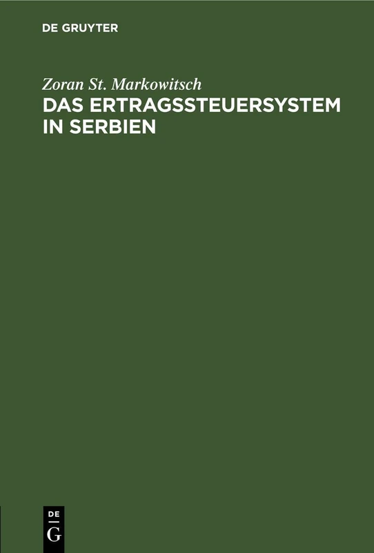Das Ertragssteuersystem in Serbien - Image 1