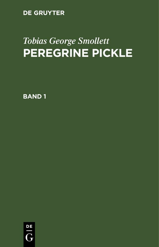 Tobias George Smollett: Peregrine Pickle. Band 1 - Image 1