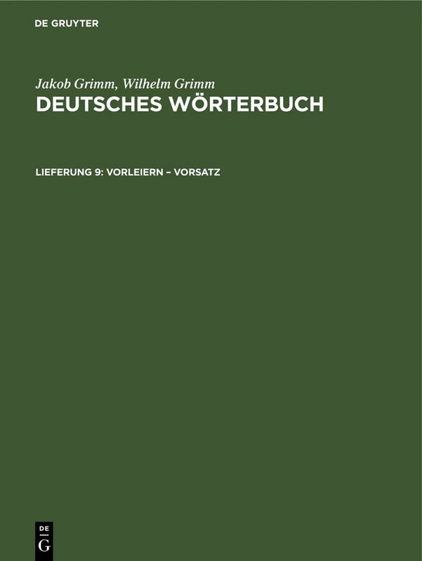 Vorleiern - Vorsatz