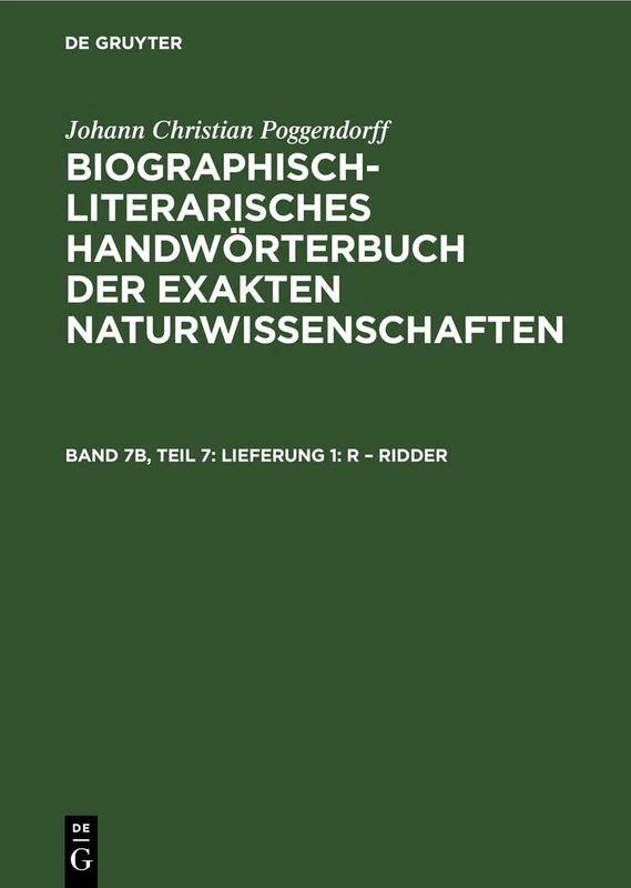 Lieferung 1: R - Ridder - Image 1