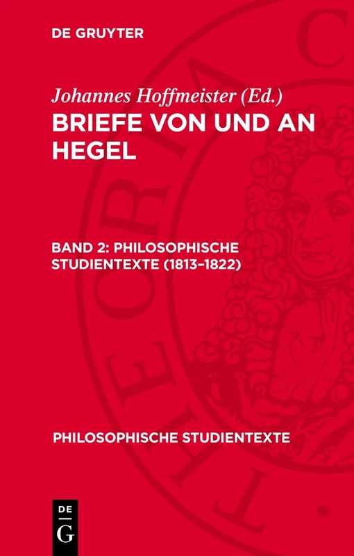 1813-1822: Bvah-B, Band 2 (Philosophische Studientexte) Book - Image 1