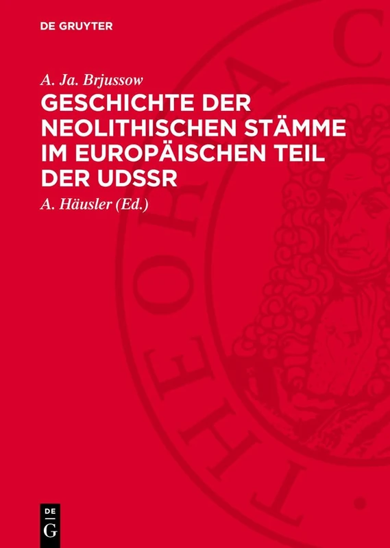 Geschichte Der Neolithischen Stämme Im Europäischen Teil Der Udssr