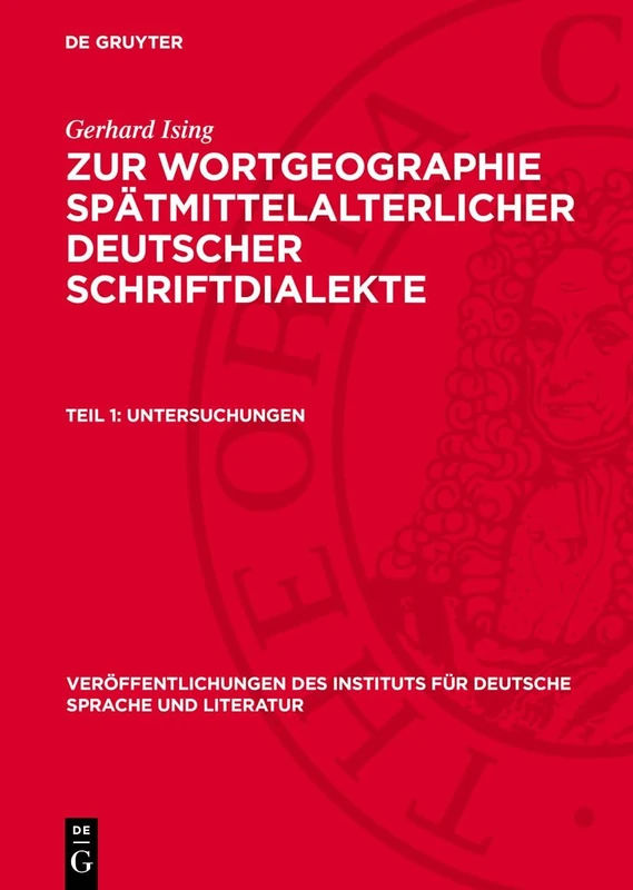 Untersuchungen: 38 (Veröffentlichungen Des Instituts Für Deutsche Sprache Und Literatur)