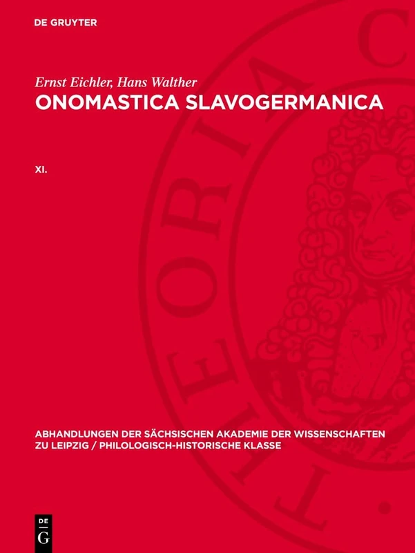 De Gruyter Onomastica Slavogermanica XI: 66 - Academic Book