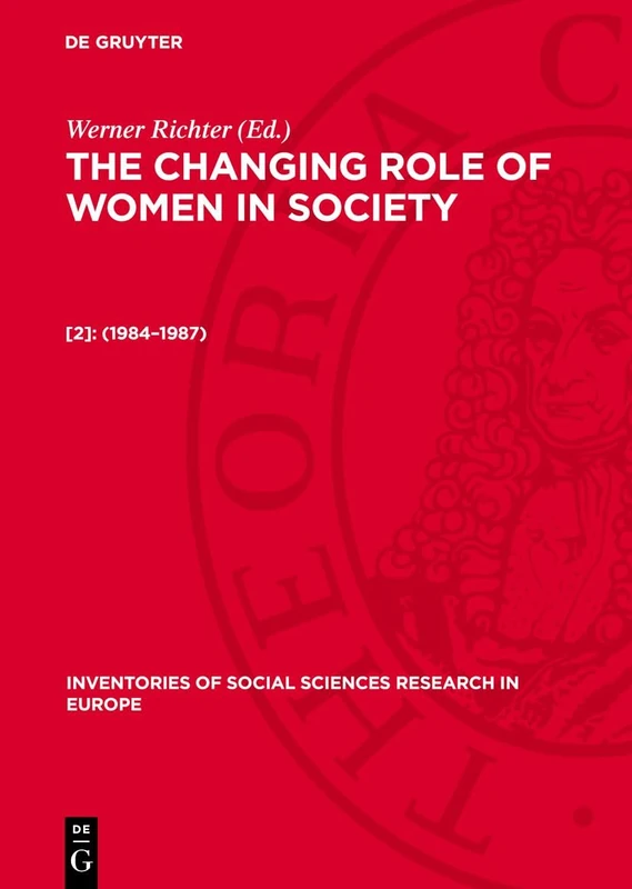 1984–1987: AVCRWS-B, 2. (Inventories of Social Sciences Research in Europe)