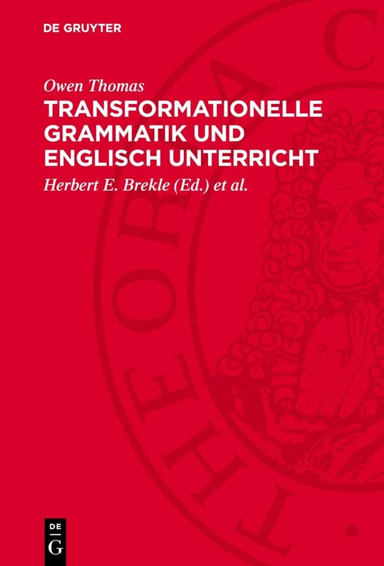 Transformationelle Grammatik Und Englisch Unterricht: Eine Einführung