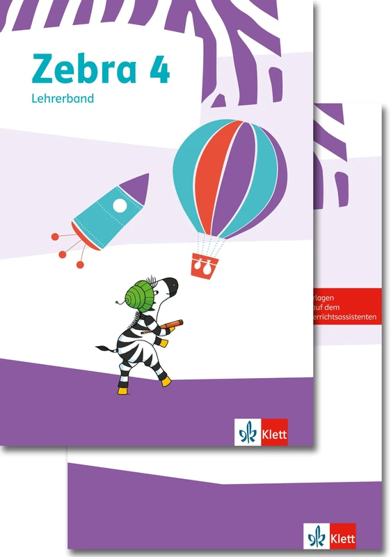 Zebra 4. Paket: Didaktischer Kommentar und Materialband zum Verbrauchsmaterial Klasse 4: Paket: Didaktischer Kommentar und Materialband zum Verbrauchsmaterial Klasse 4 - Image 1