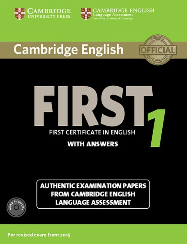 Cambridge English First 1 for updated exam. Student's Book with answers and downloadable audio: Student's Book with answers and downloadable audio
