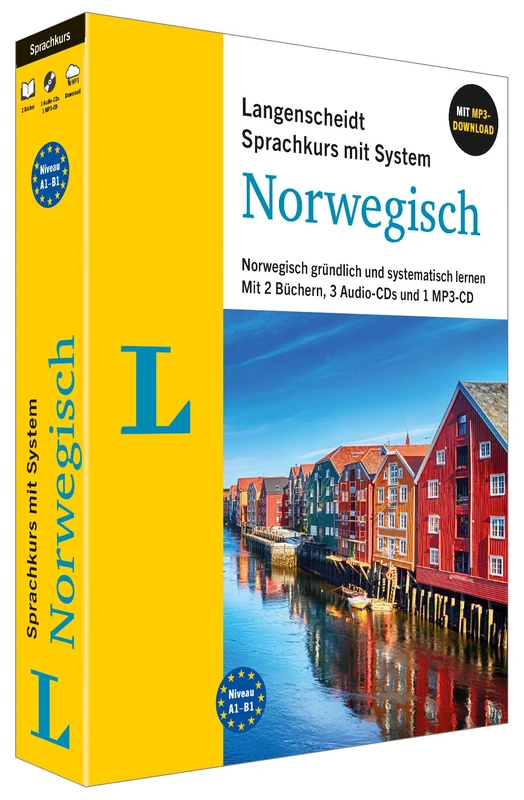 Langenscheidt Sprachkurs mit System Norwegisch: Norwegisch gründlich und systematisch lernen. Mit 2 Büchern, 3 Audio-CDs, 1 MP3-CD und MP3-Download