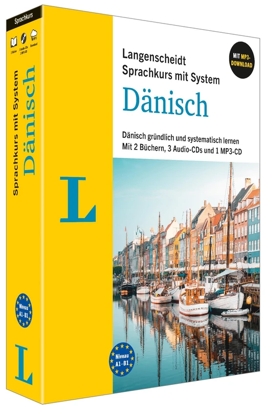 Langenscheidt Sprachkurs mit System Dänisch: Dänisch gründlich und systematisch lernen. Mit 2 Büchern, 3 Audio-CDs, 1 MP3-CD und MP3-Download