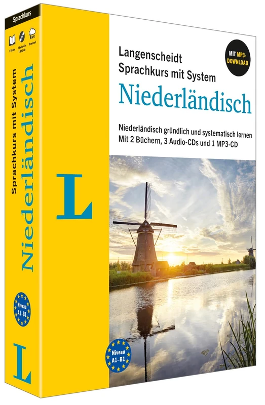 Langenscheidt Sprachkurs mit System Niederländisch: Niederländisch gründlich und systematisch lernen. Mit 2 Büchern, 3 Audio-CDs, 1 MP3-CD und MP3-Download