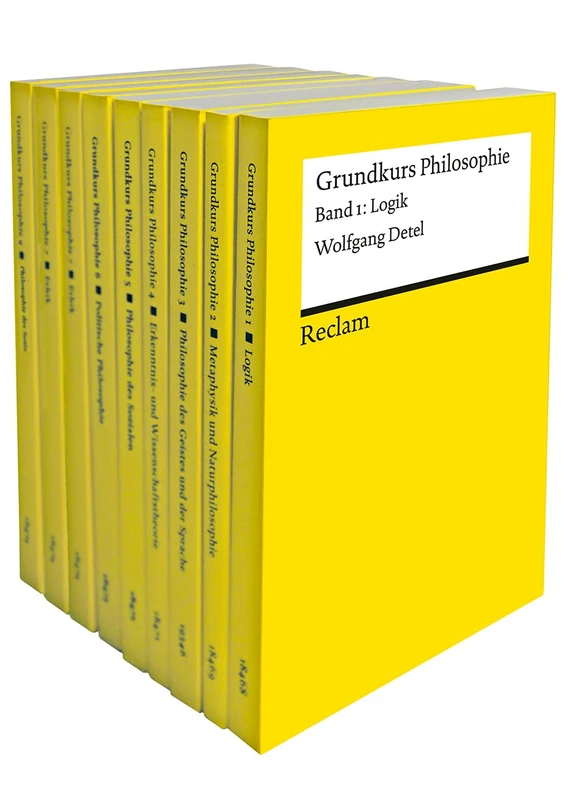 Grundkurs Philosophie. Neun Bände eingeschweißt: Die beste, kürzeste, kompakteste Einführung in die großen Teilgebiete der Philosophie, für Schule und ... auch zum Selbststudium; mit Übungsaufgaben