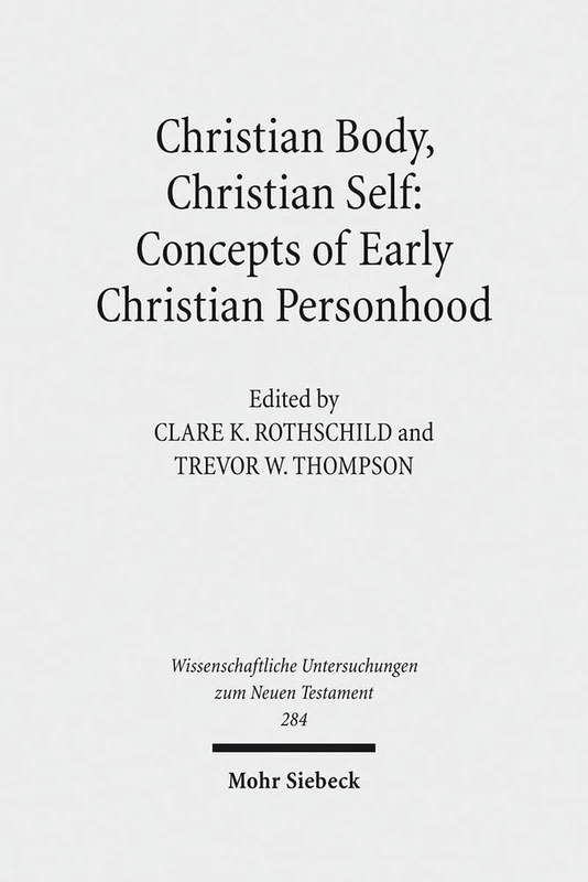 Mohr Siebeck Christian Body, Christian Self - Bible Studies
