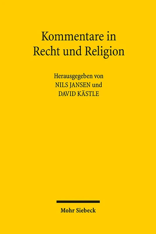 Kommentare in Recht und Religion
