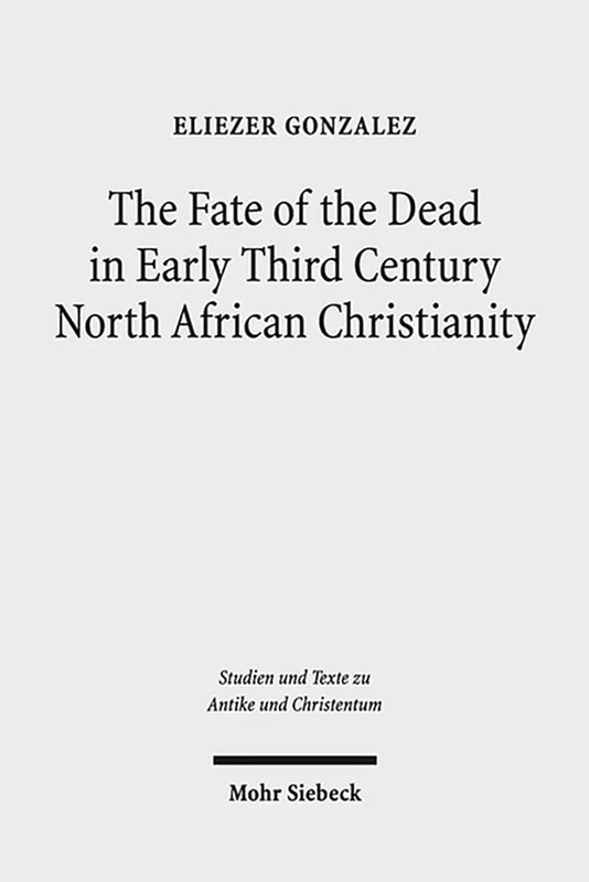 The Fate of the Dead in Early Third Century North African Christianity: The Passion of Perpetua and Felicitas and Tertullian: 83 (Studien und Texte zu ... and Texts in Antiquity and Christianity) - Image 1