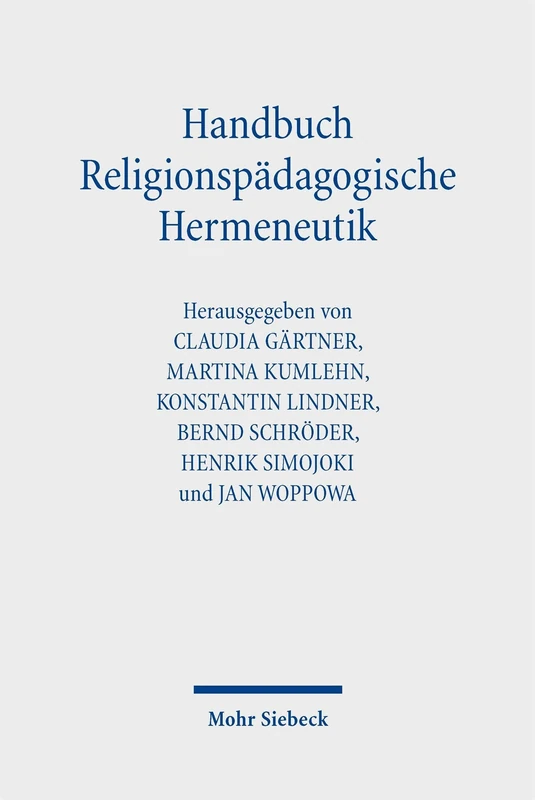 Handbuch Religionspädagogische Hermeneutik