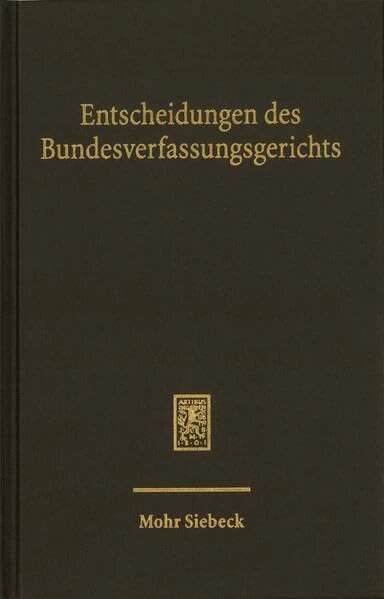 Entscheidungen des Bundesverfassungsgerichts (BVerfGE): Band 166 - Image 1