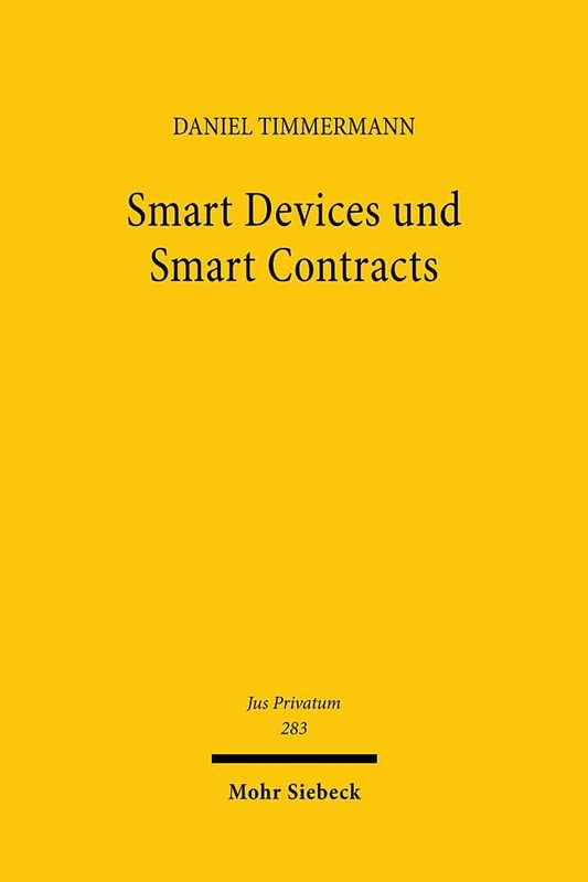 Mohr Siebeck - Smart Devices und Smart Contracts Book