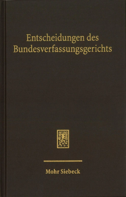 Entscheidungen des Bundesverfassungsgerichts (BVerfGE): Band 170