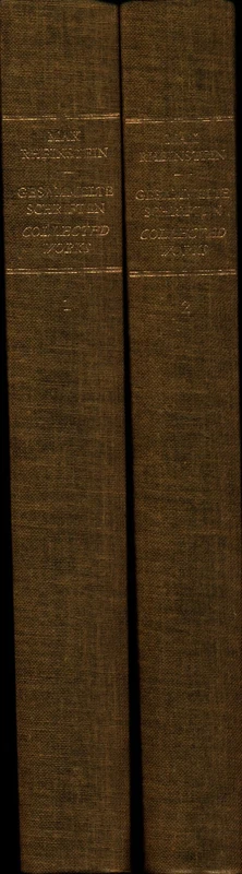 Gesammelte Schriften: Band 1: Rechtstheorie und Soziologie. Rechtsvergleichung und Common Law (USA). Jurisprudence and Sociology. Comparative Law and ... Conflict of Laws. Family Law. Supplement an