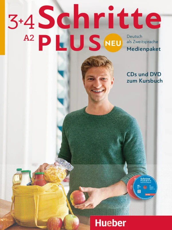 Schritte Plus neu: Medienpaket A2 - 3 CDs und 1 DVD zum Kursbuch: Deutsch als Zweitsprache