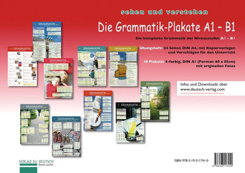Die Grammatik-Plakate: Die Grammatik-Plakate A1 - B1 - Posters (10) mit Ubung (Miscel.)