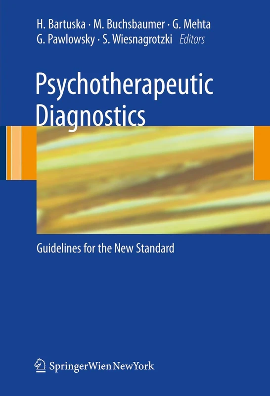 Psychotherapeutic Diagnostics: Guidelines for the new standard - Image 1