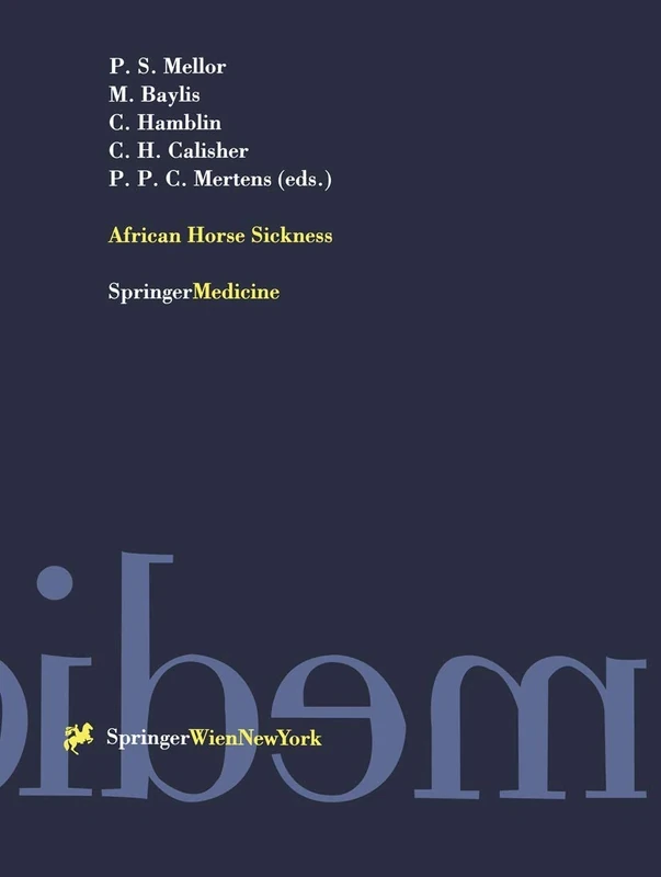 African Horse Sickness: 14 (Archives of Virology. Supplementa, 14) - Image 1