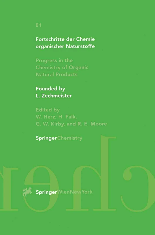 Fortschritte der Chemie organischer Naturstoffe / Progress in the Chemistry of Organic Natural Products: 81 - Image 1