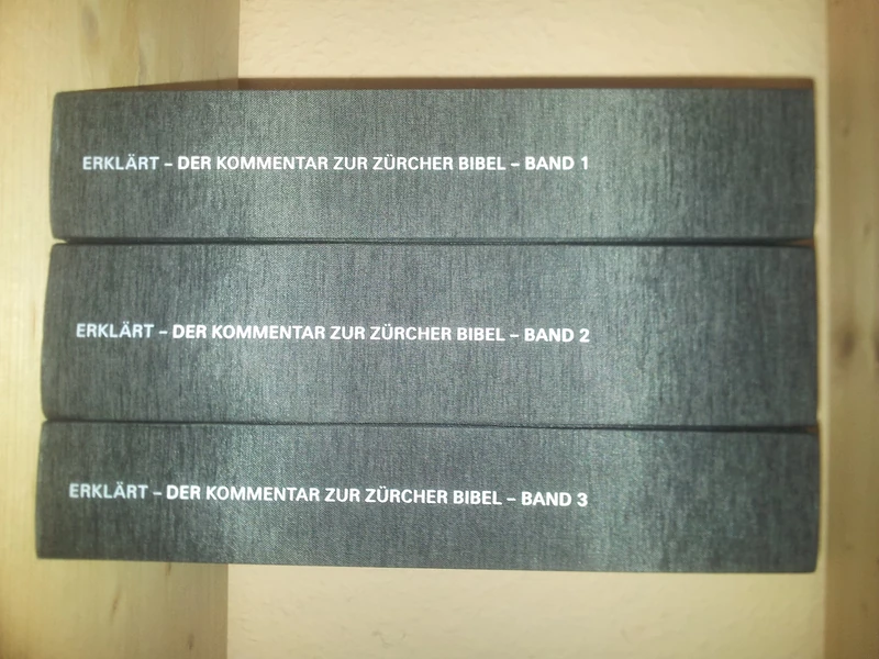 Bibel(plus) - Erklart: Der Kommentar zur Zürcher Bibel Bibel und Kommentar in 3 Bänden: 3 Bde. (plus)