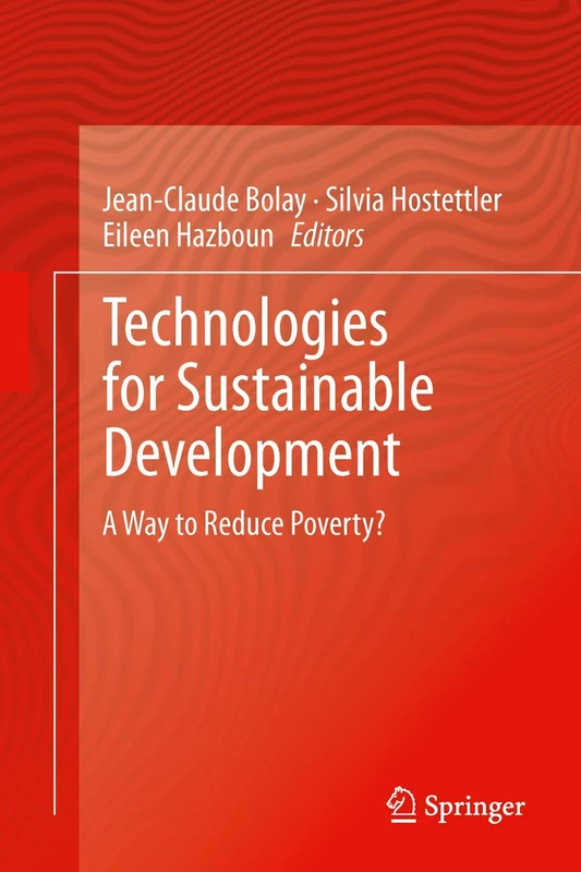 Springer - Technologies for Sustainable Development Book