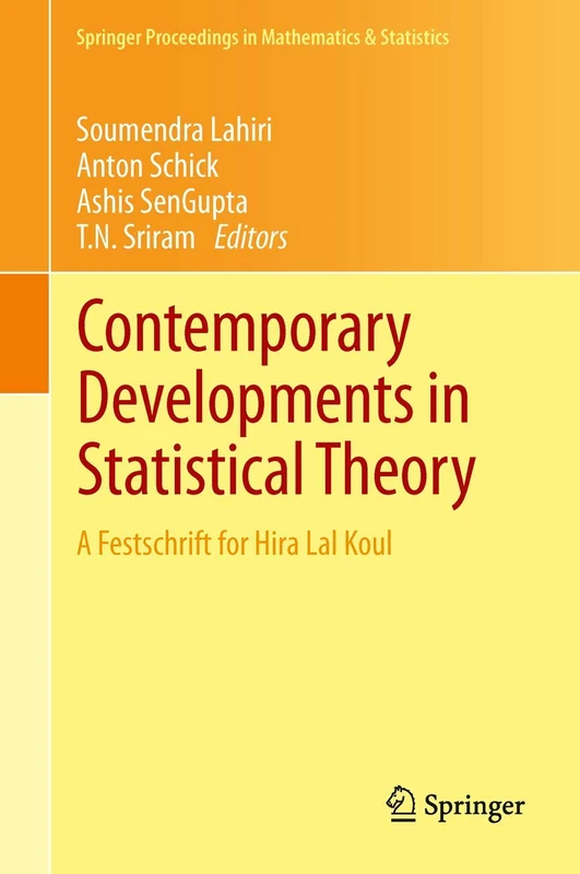 Springer Contemporary Developments in Statistical Theory - 68