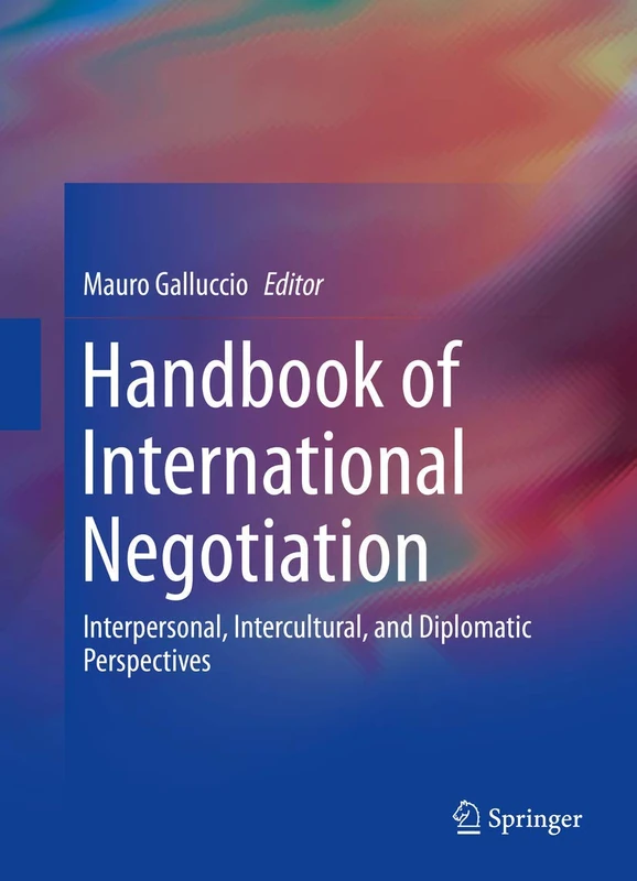 Springer Handbook of International Negotiation - Academic Text