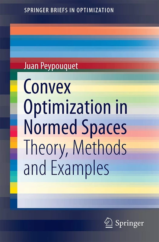 Convex Optimization in Normed Spaces: Theory, Methods and Examples (SpringerBriefs in Optimization)