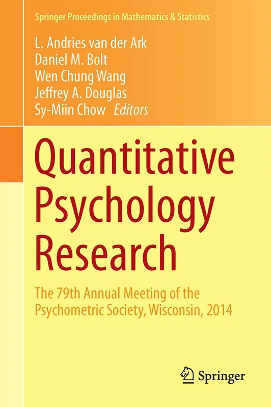 Springer Quantitative Psychology Research - 79th IMPS Meeting - Image 1