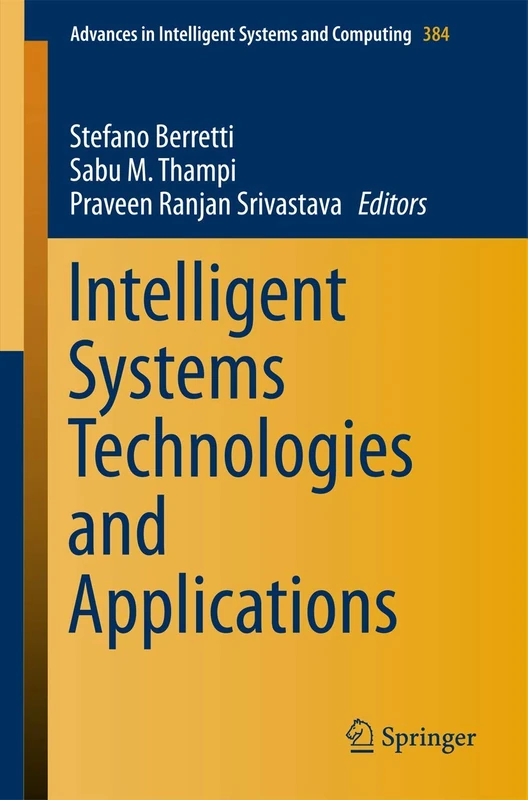 Springer Intelligent Systems Technologies and Applications Vol 1