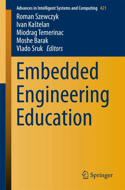 Embedded Engineering Education: 421 (Advances in Intelligent Systems and Computing, 421)