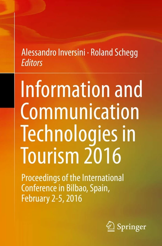 Springer - ICT in Tourism 2016 Proceedings - Bilbao Spain