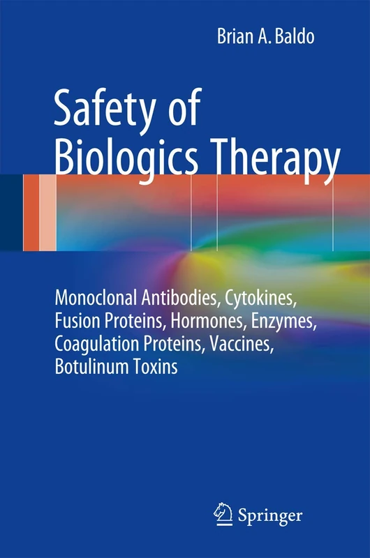 Springer - Safety of Biologics Therapy Medical Reference