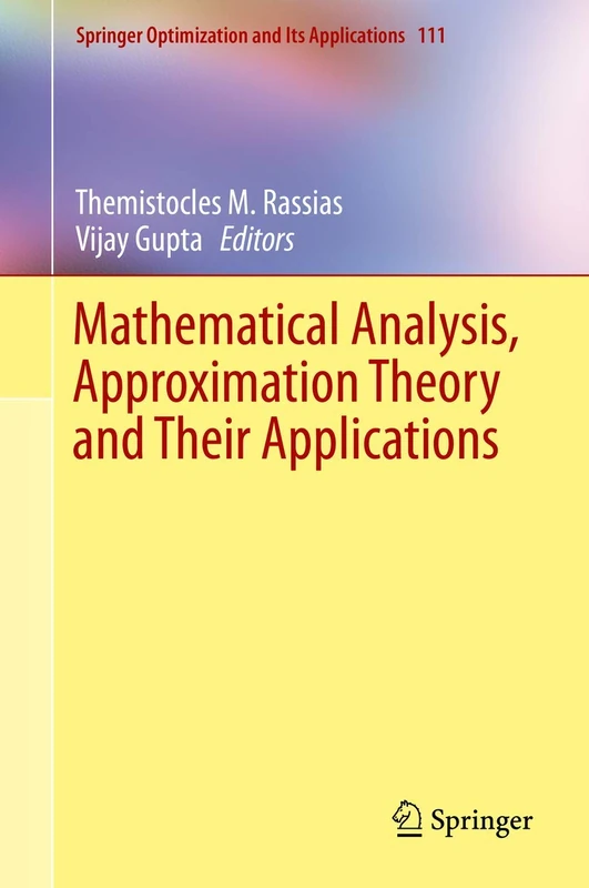 Mathematical Analysis, Approximation Theory and Their Applications: 111 (Springer Optimization and Its Applications, 111)