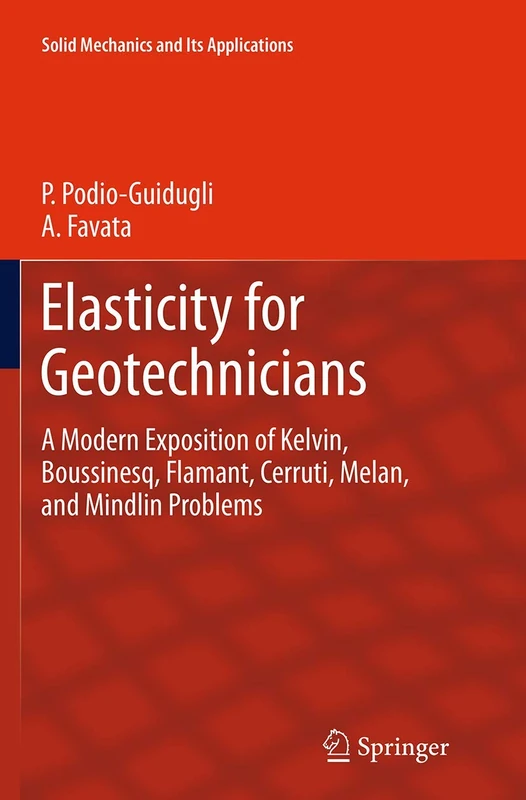 Springer Elasticity for Geotechnicians - Solid Mechanics 204 - Image 1