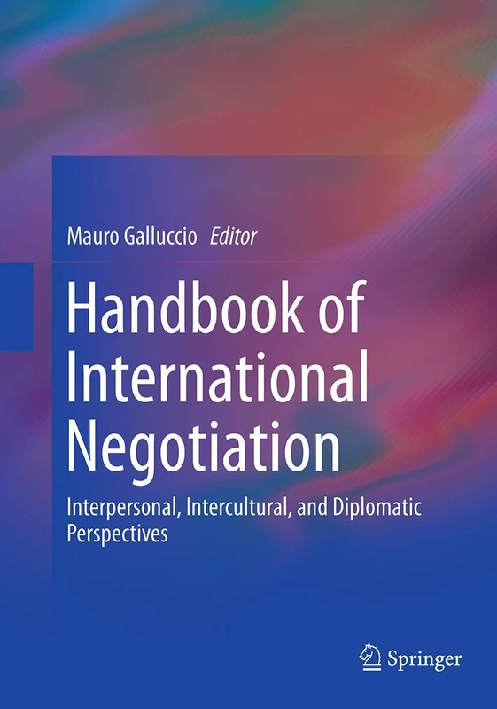 Springer Handbook of International Negotiation - Academic Text