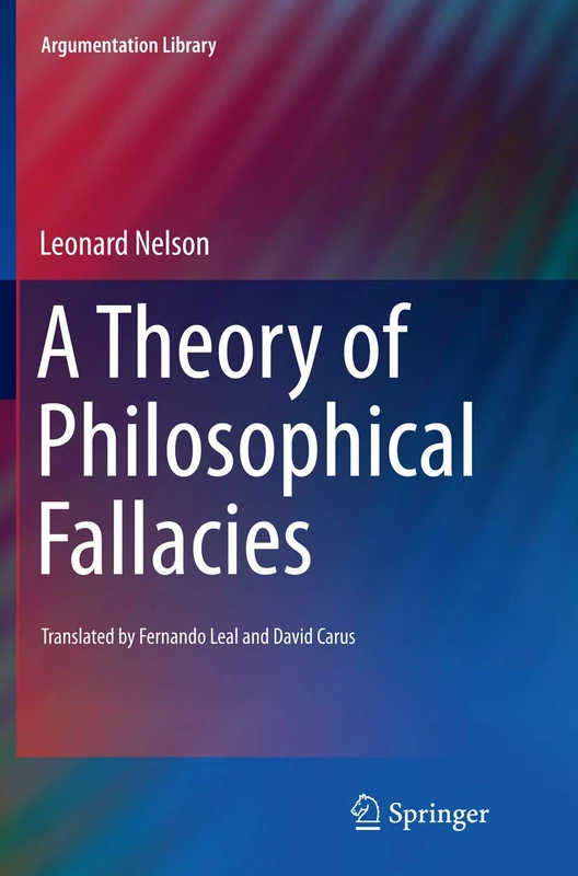 A Theory of Philosophical Fallacies: 26 (Argumentation Library, 26) - Image 1